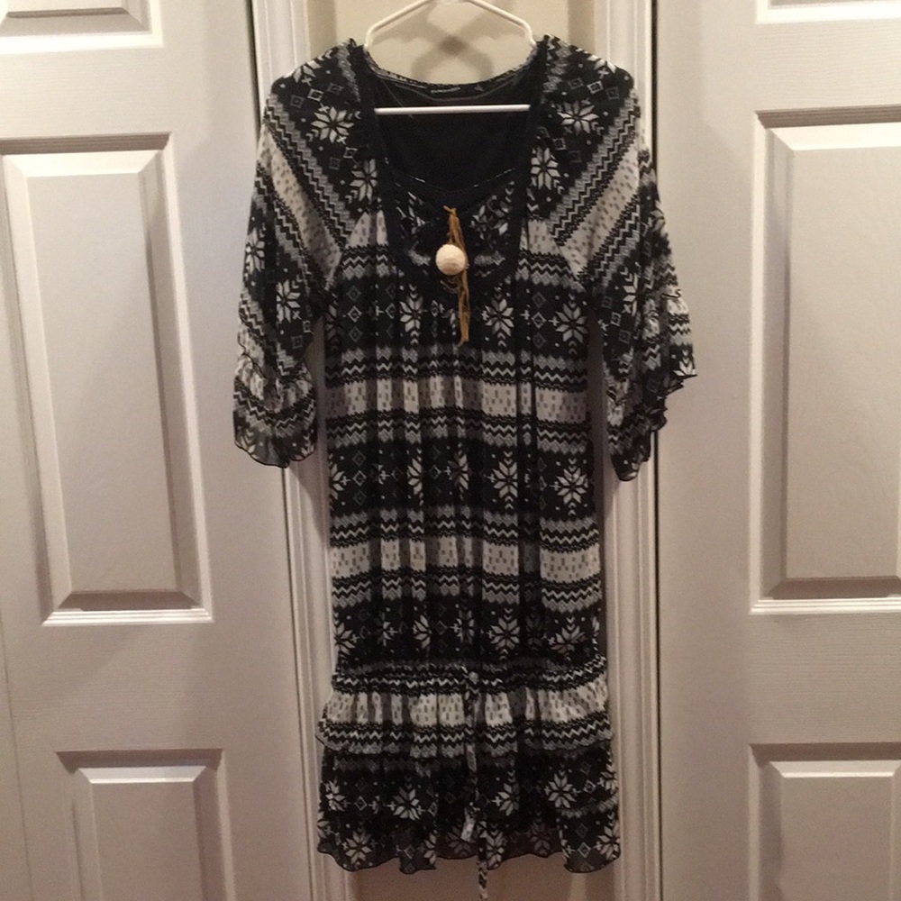 EUROMODA floral dress size small